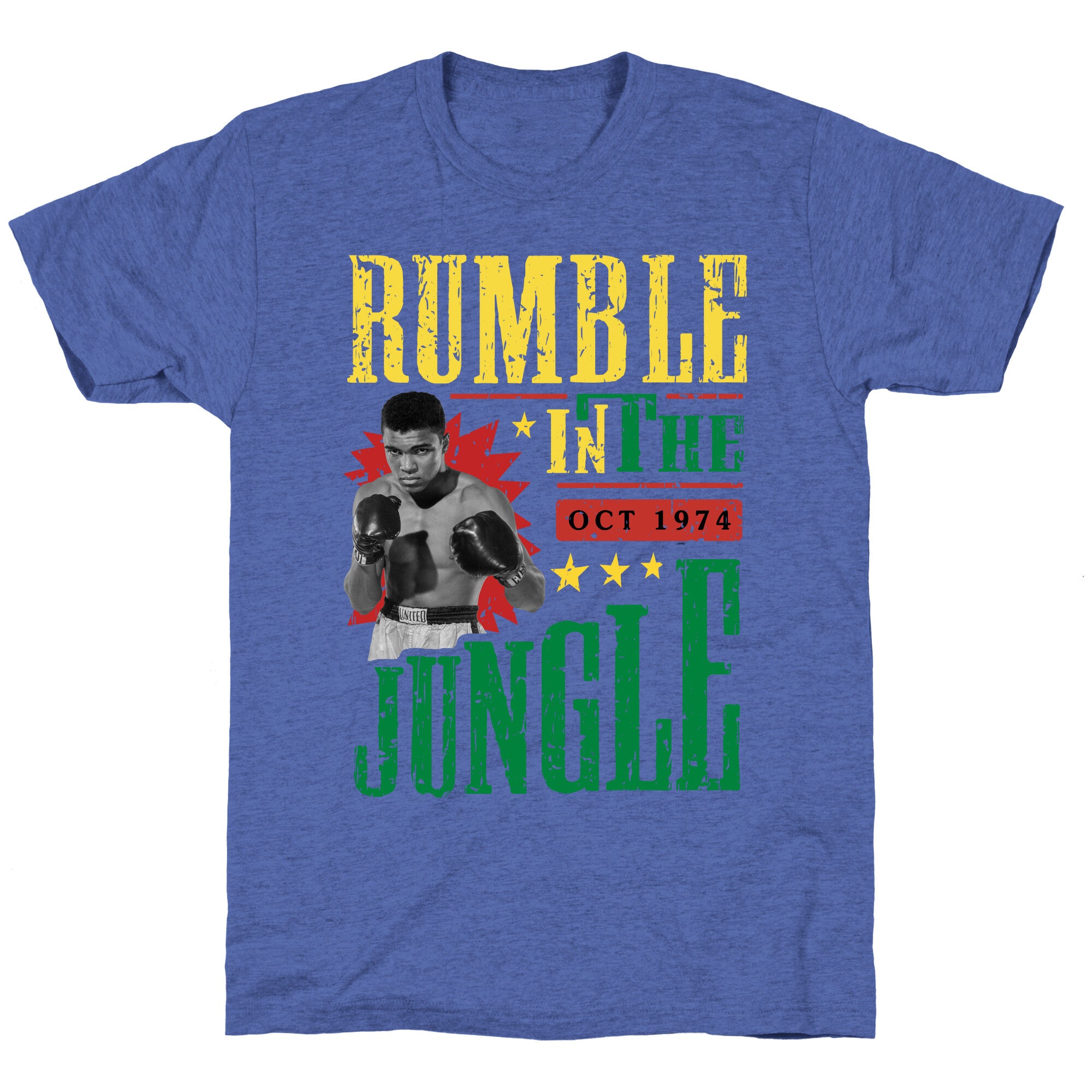 Rumble in the Jungle Unisex Triblend Tee